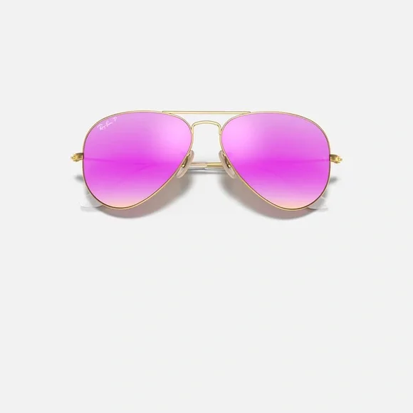 RAY BAN AVIATOR FLASH LENSES POLARIZED - Picture 2 of 8